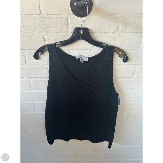 Vest Sweater By Clothes Mentor In Black, Size: M
