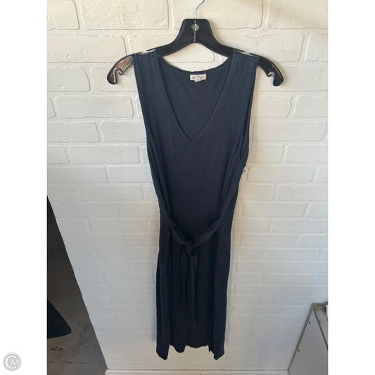 Dress Casual Midi By Garnet Hill In Blue, Size: M