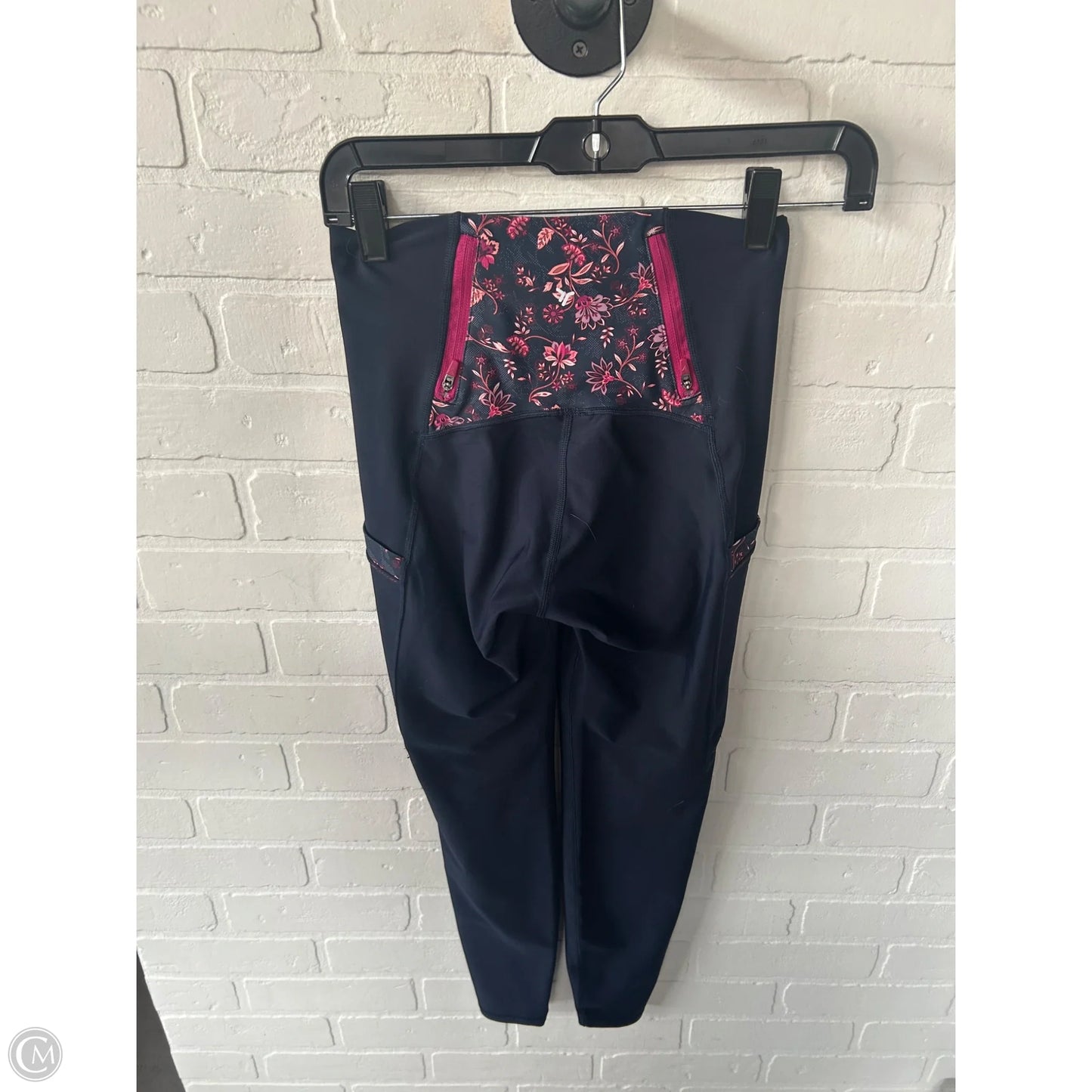 Athletic Leggings By Old Navy In Blue & Pink, Size: 0