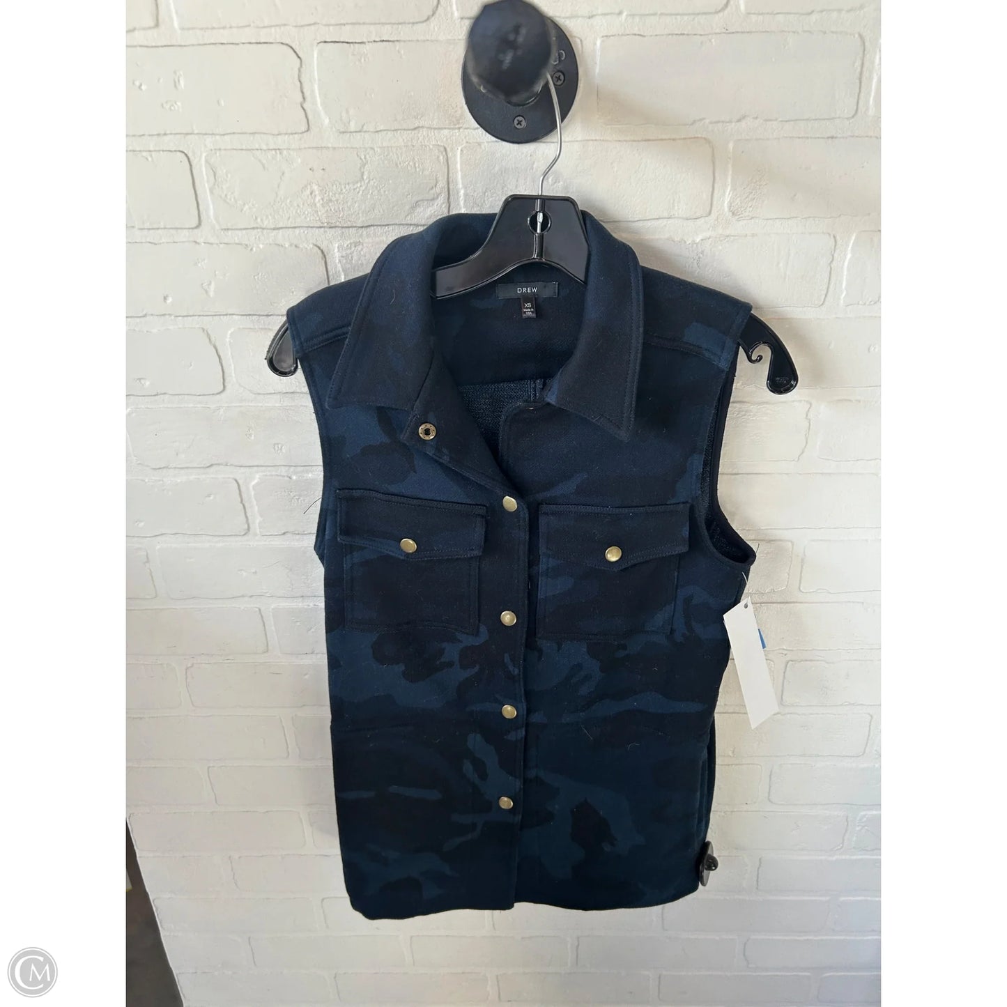 Vest Other By Drew In Blue, Size: Xs