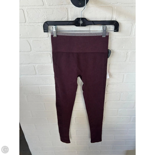 Athletic Leggings By Vuori In Grey & Red, Size: 0