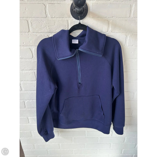 Sweatshirt Collar By Cme In Blue, Size: S