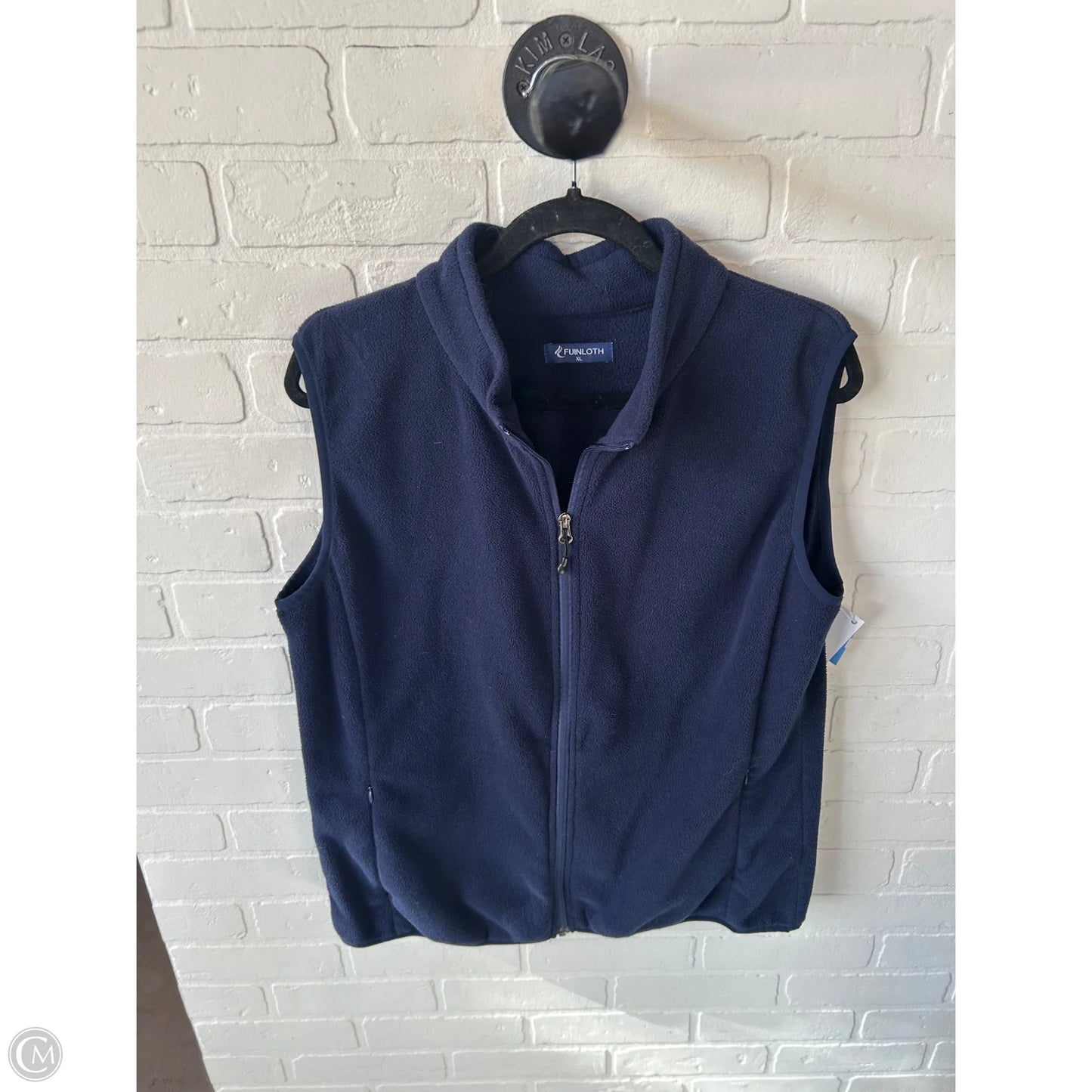 Vest Fleece By Cme In Blue, Size: Xl