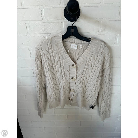 Sweater Cardigan By Cyrus In Cream, Size: Xs