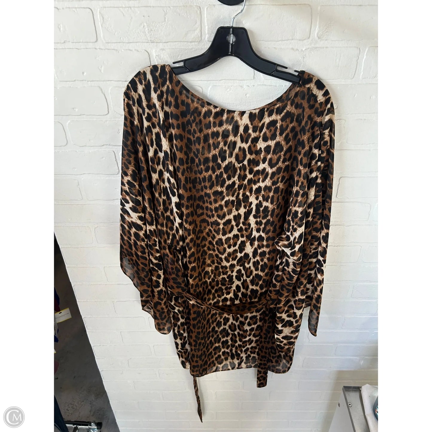 Swimwear Cover-up By Chicos In Animal Print, Size: L