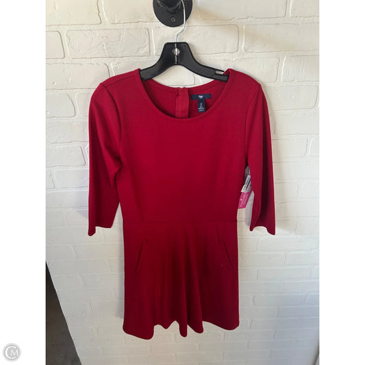 Dress Work By Gap In Red, Size: S