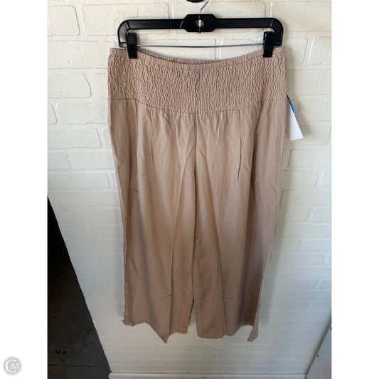 Pants Linen By Cme In Tan, Size: 16