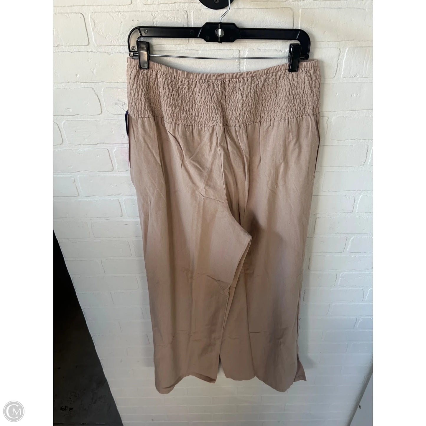 Pants Linen By Cme In Tan, Size: 16