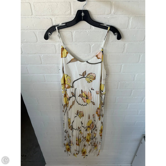 Dress Casual Midi By A New Day In Pink & White, Size: M