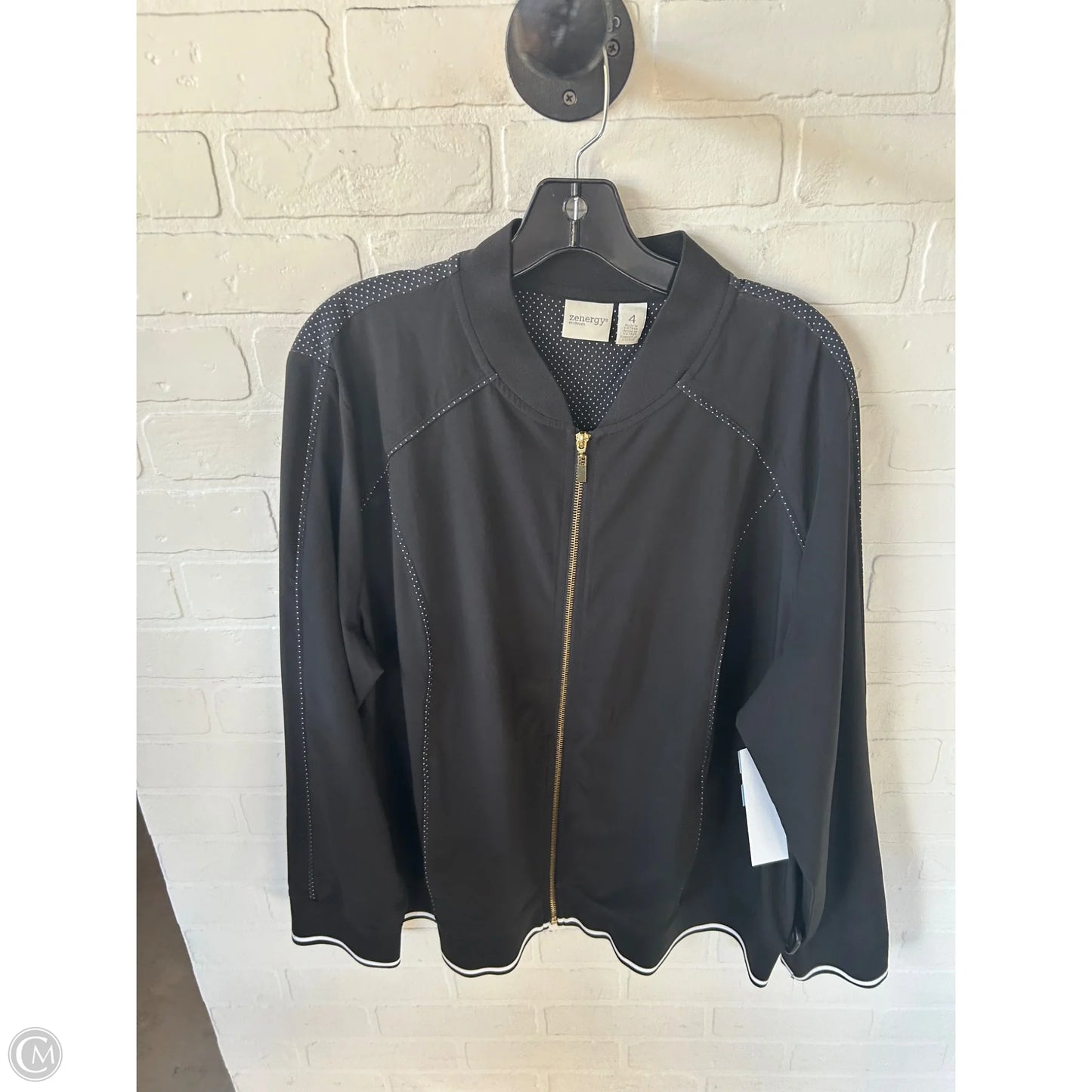 Jacket Other By Zenergy By Chicos In Black, Size: Xxl