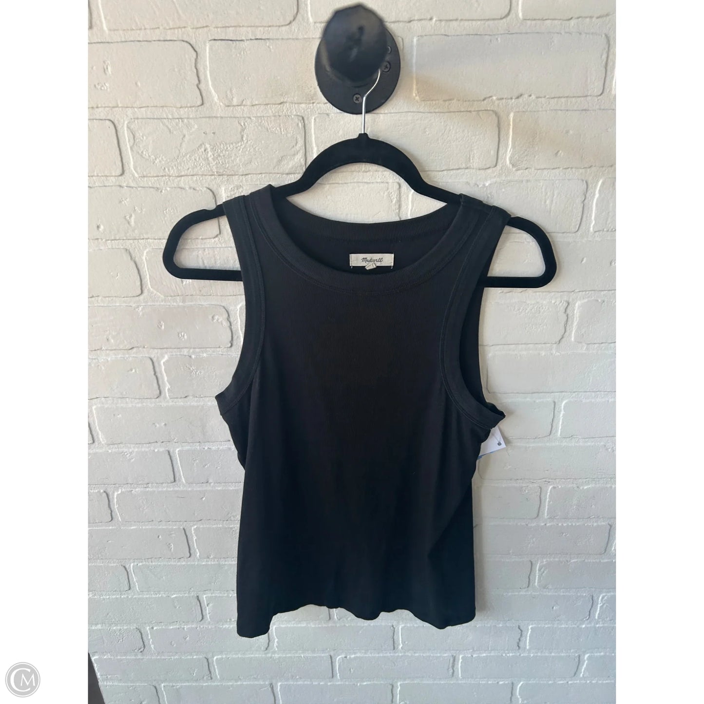 Top Sleeveless Basic By Madewell In Black, Size: L