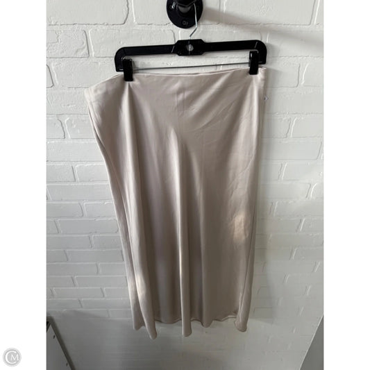 Skirt Maxi By Zara In Gold, Size: 16