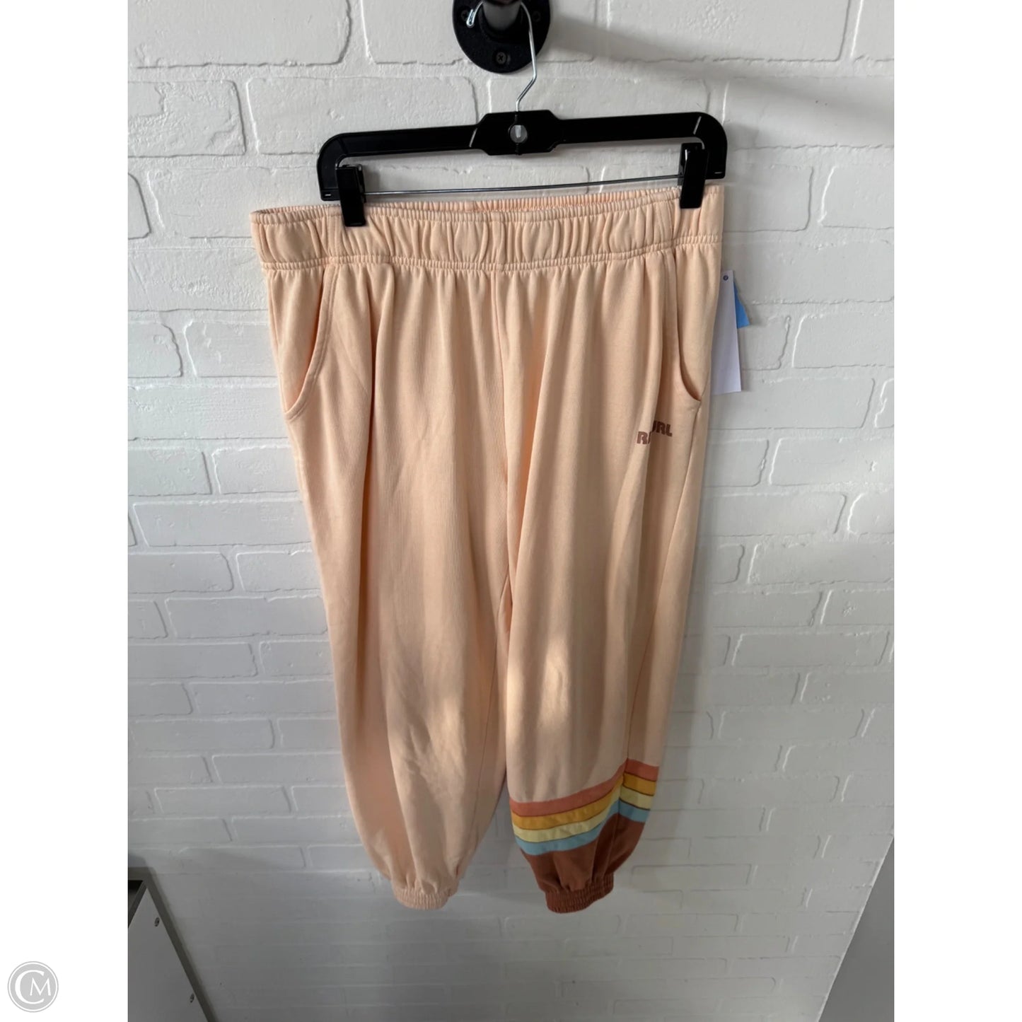 Pants Joggers By Rip Curl In Orange, Size: 16