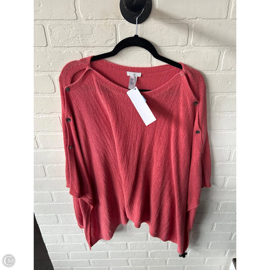 Poncho By J. Jill In Pink, Size: Osfm