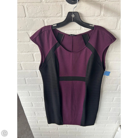 Dress Work By Daisy Fuentes In Black & Purple, Size: Xl