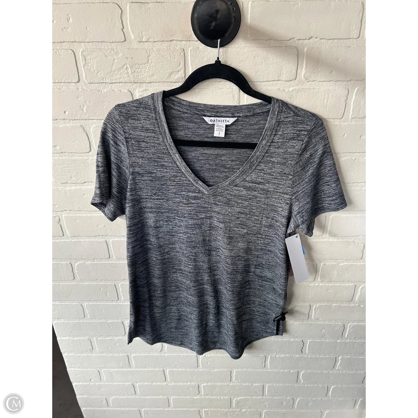 Athletic Top Short Sleeve By Athleta In Blue, Size: S