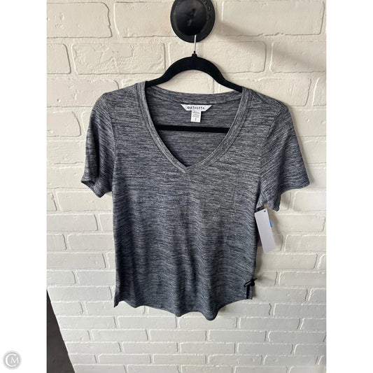 Athletic Top Short Sleeve By Athleta In Blue, Size: S