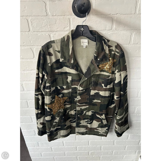 Jacket Shirt By Ellison In Green, Size: S