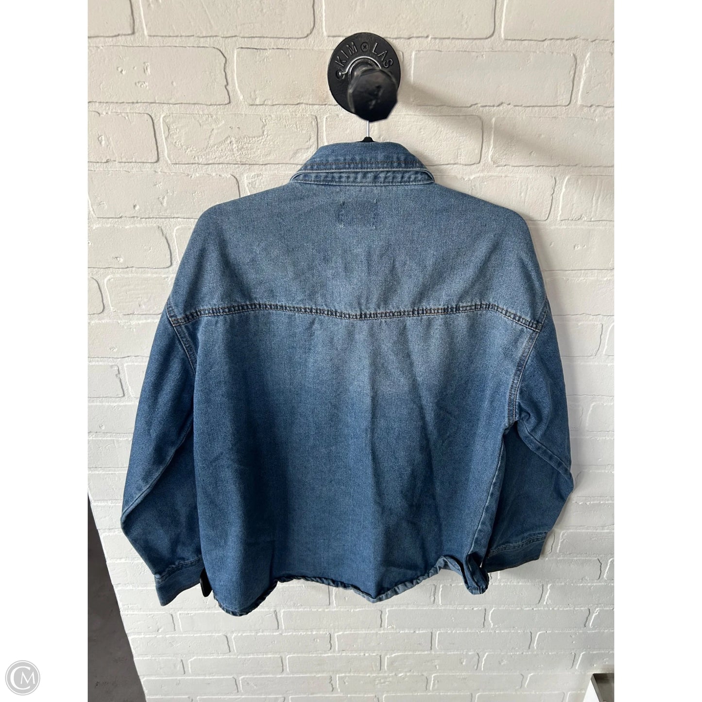 Jacket Denim By Ci Sono In Blue Denim, Size: M