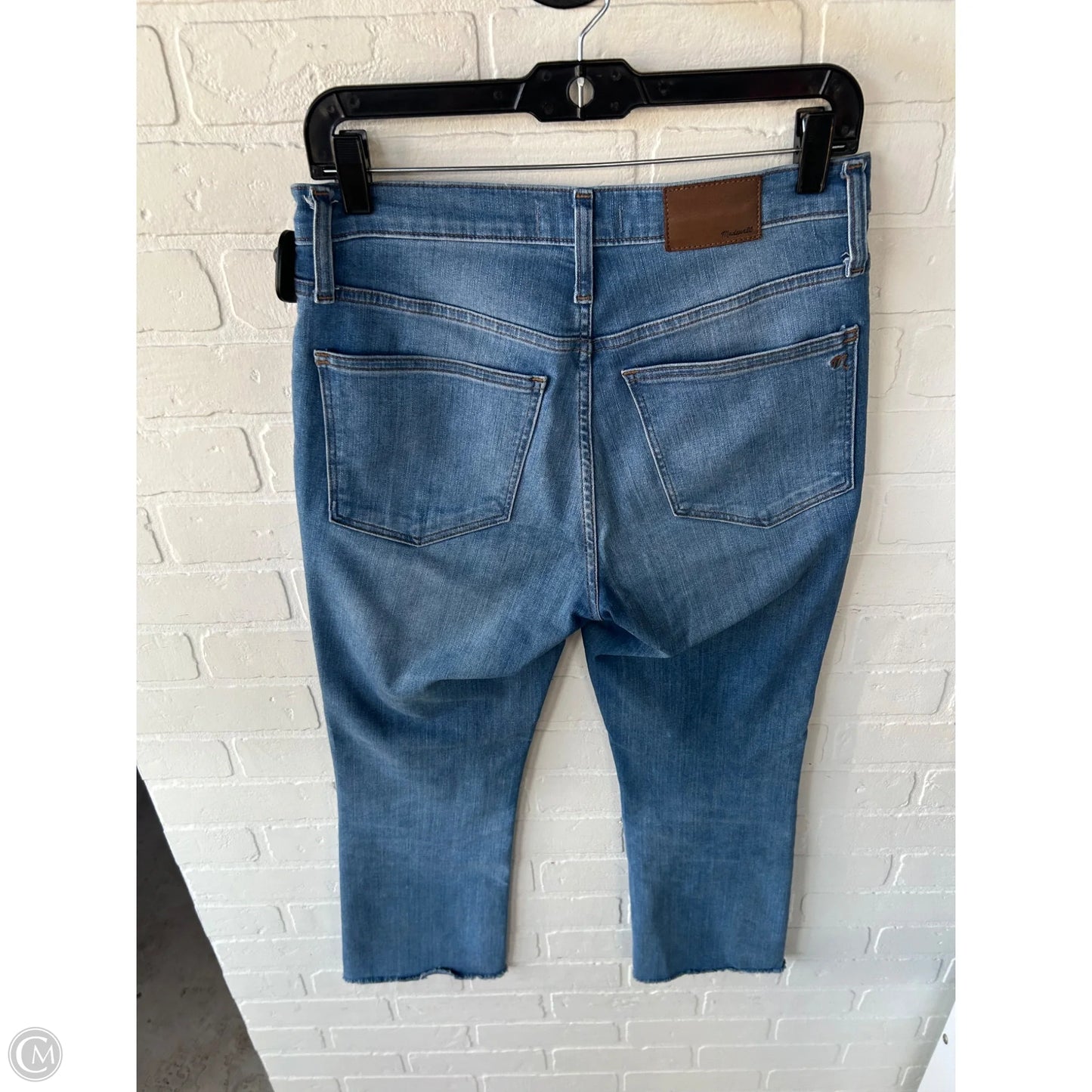 Jeans Boot Cut By Madewell In Blue Denim, Size: 4
