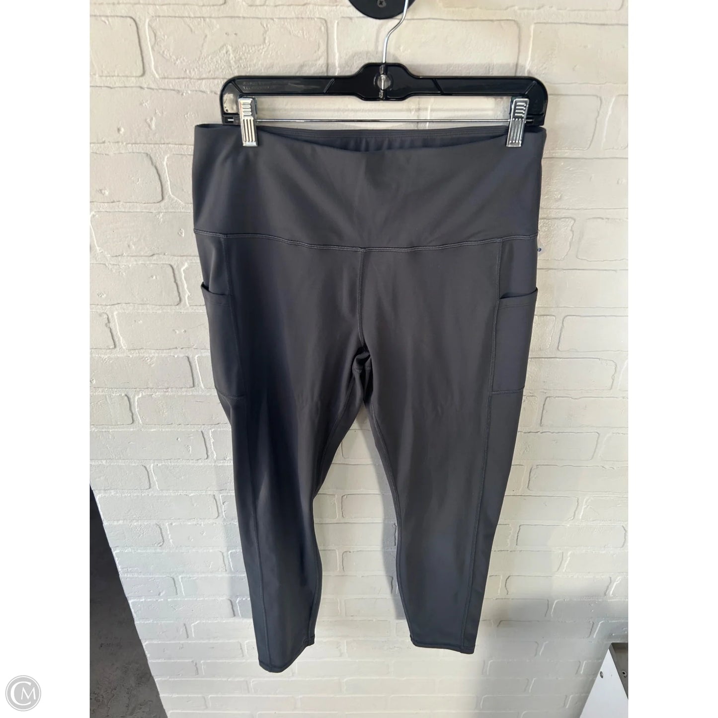 Athletic Leggings By Clothes Mentor In Grey, Size: 16