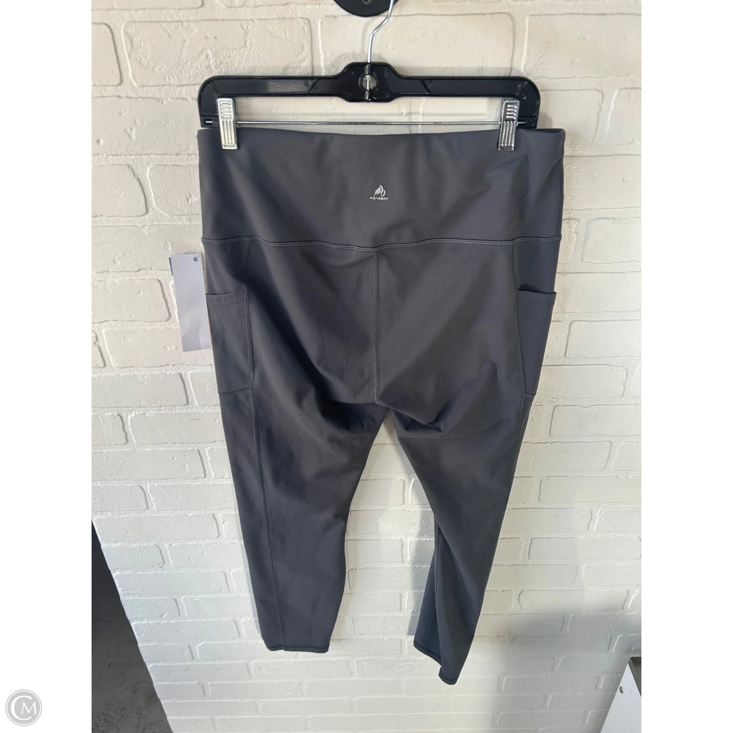 Athletic Leggings By Clothes Mentor In Grey, Size: 16