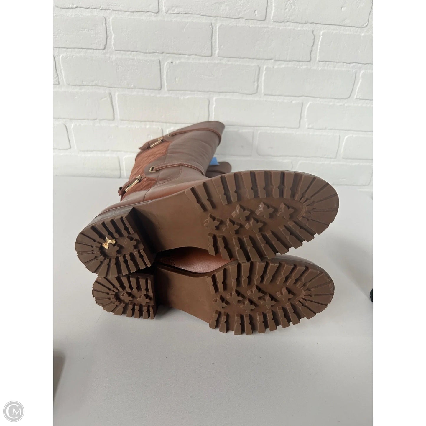 Boots Knee Flats By Talbots In Brown, Size: 7.5