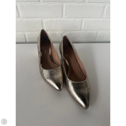 Shoes Heels Kitten By Linea Paolo In Gold, Size: 6.5