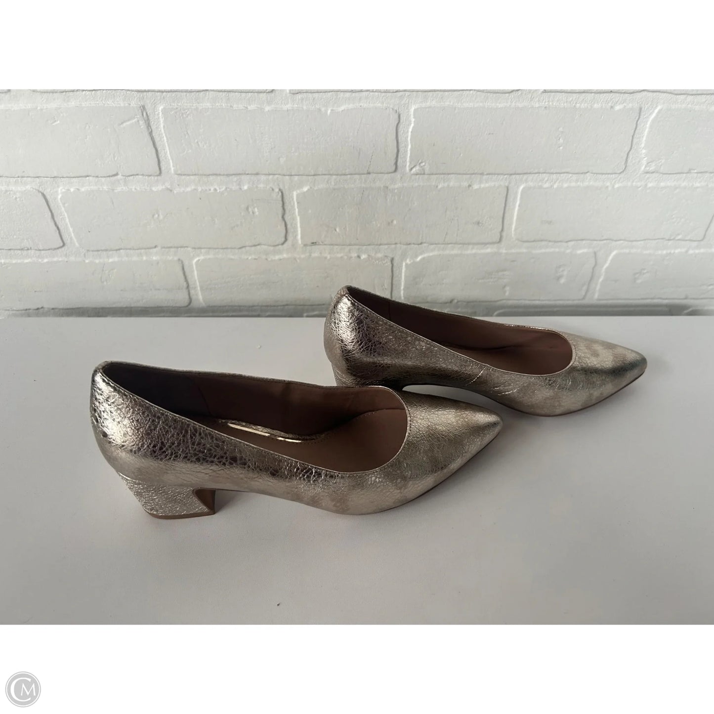 Shoes Heels Kitten By Linea Paolo In Gold, Size: 6.5