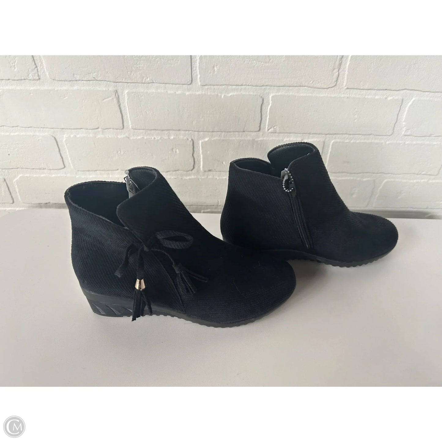 Boots Ankle Heels By Cme In Black, Size: 6.5