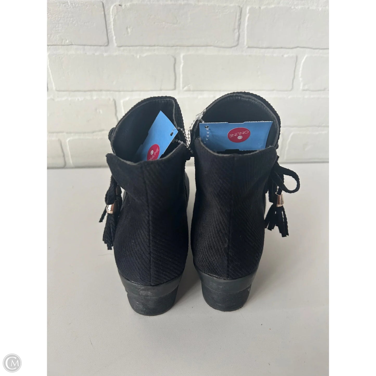 Boots Ankle Heels By Cme In Black, Size: 6.5