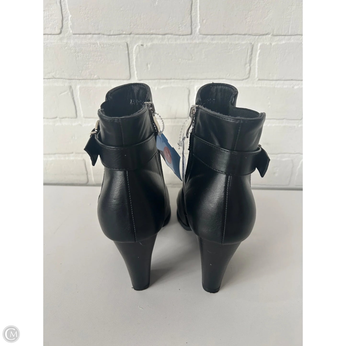 Boots Ankle Heels By Cme In Black, Size: 7