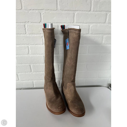 Boots Knee Flats By Sofft In Tan, Size: 8.5
