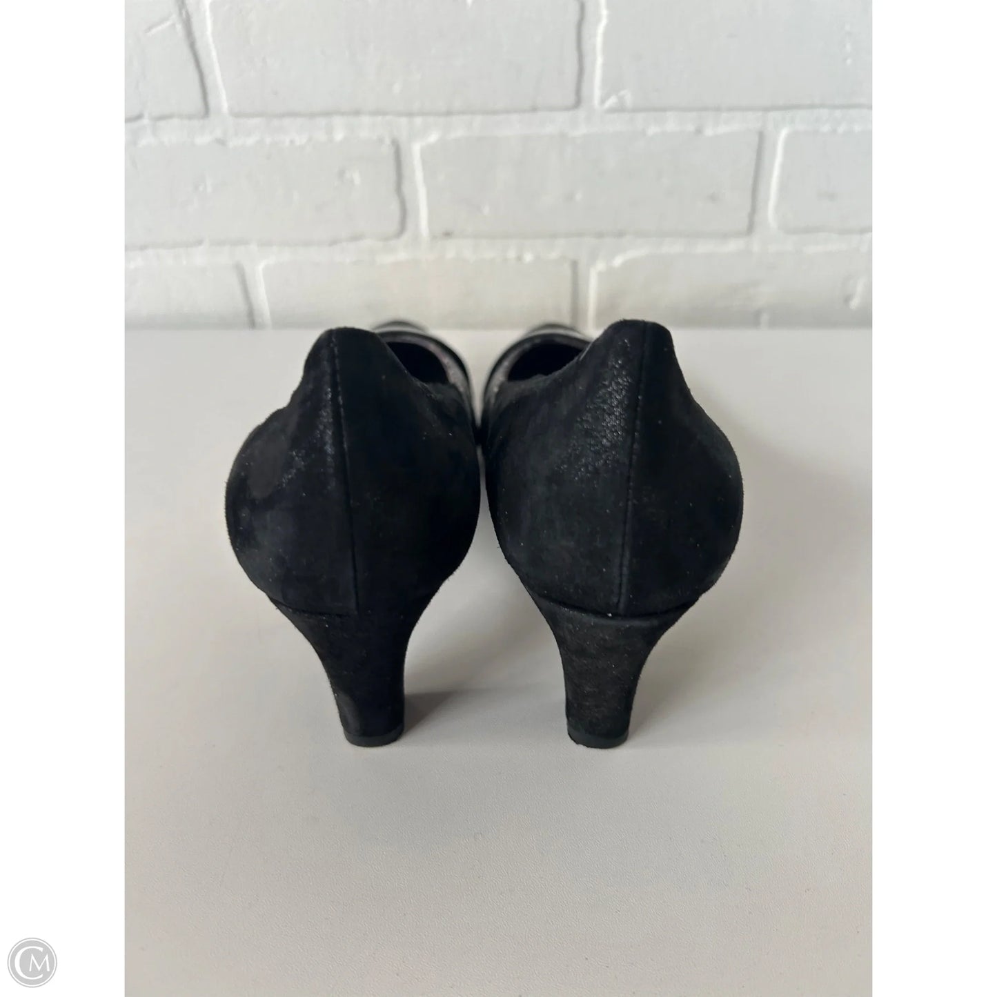 Shoes Heels Block By Agl In Black, Size: 7