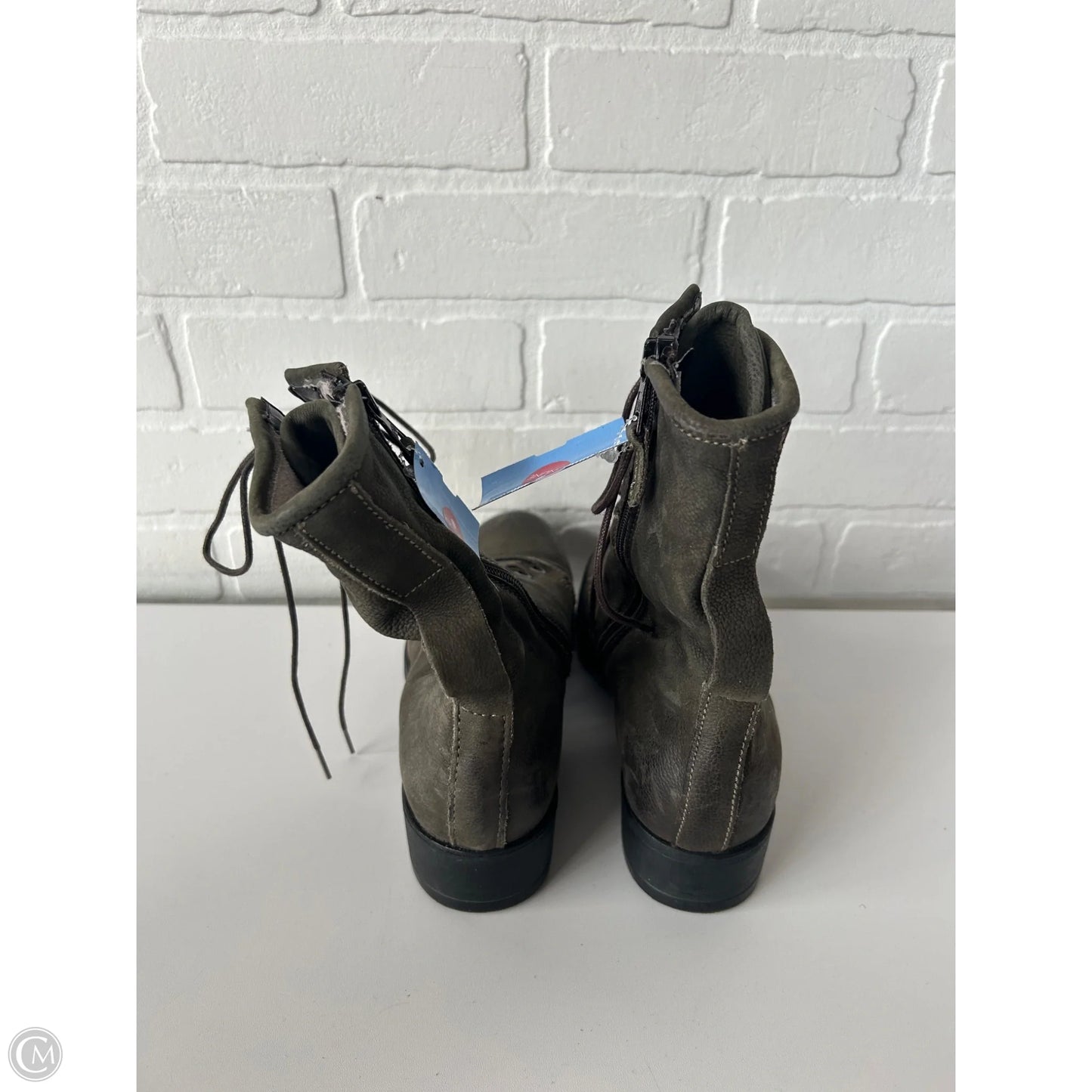 Boots Mid-calf Heels By Miz Mooz In Green, Size: 8.5