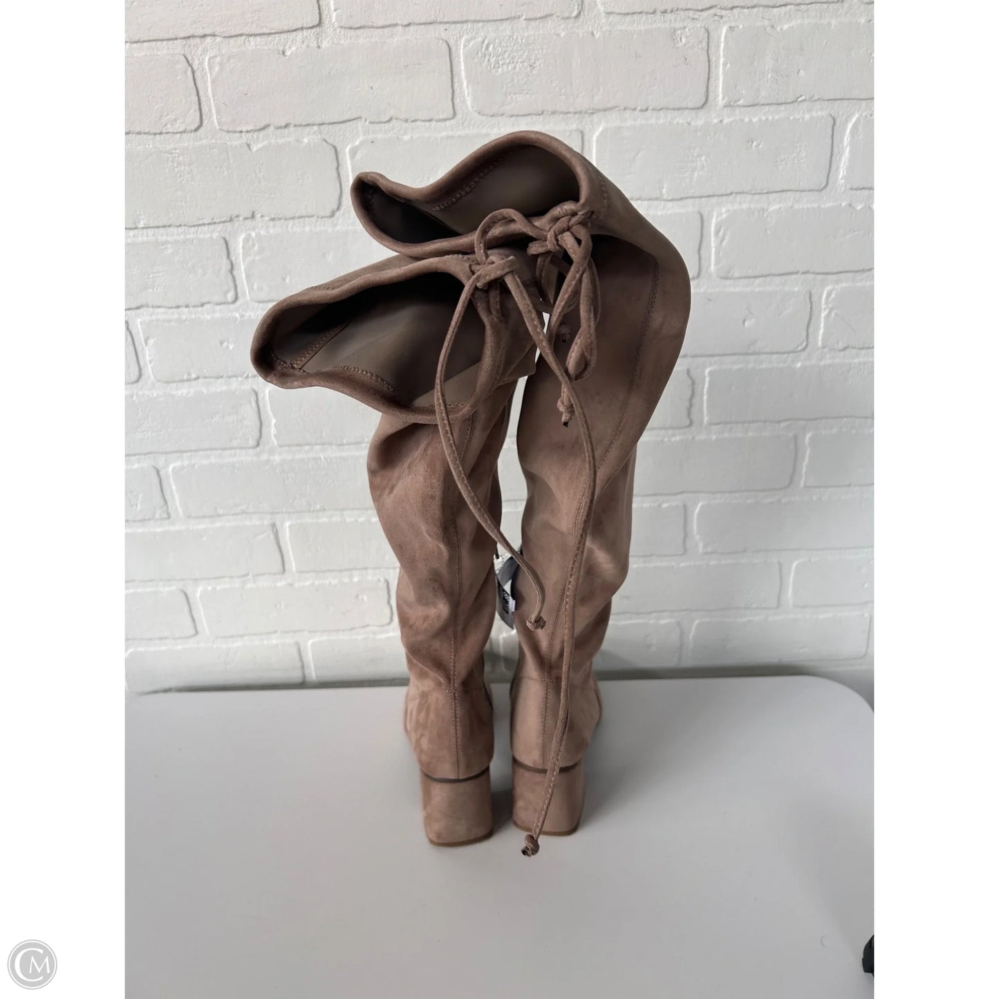 Boots Over-the-knee Heels By Gianni Bini In Tan, Size: 7