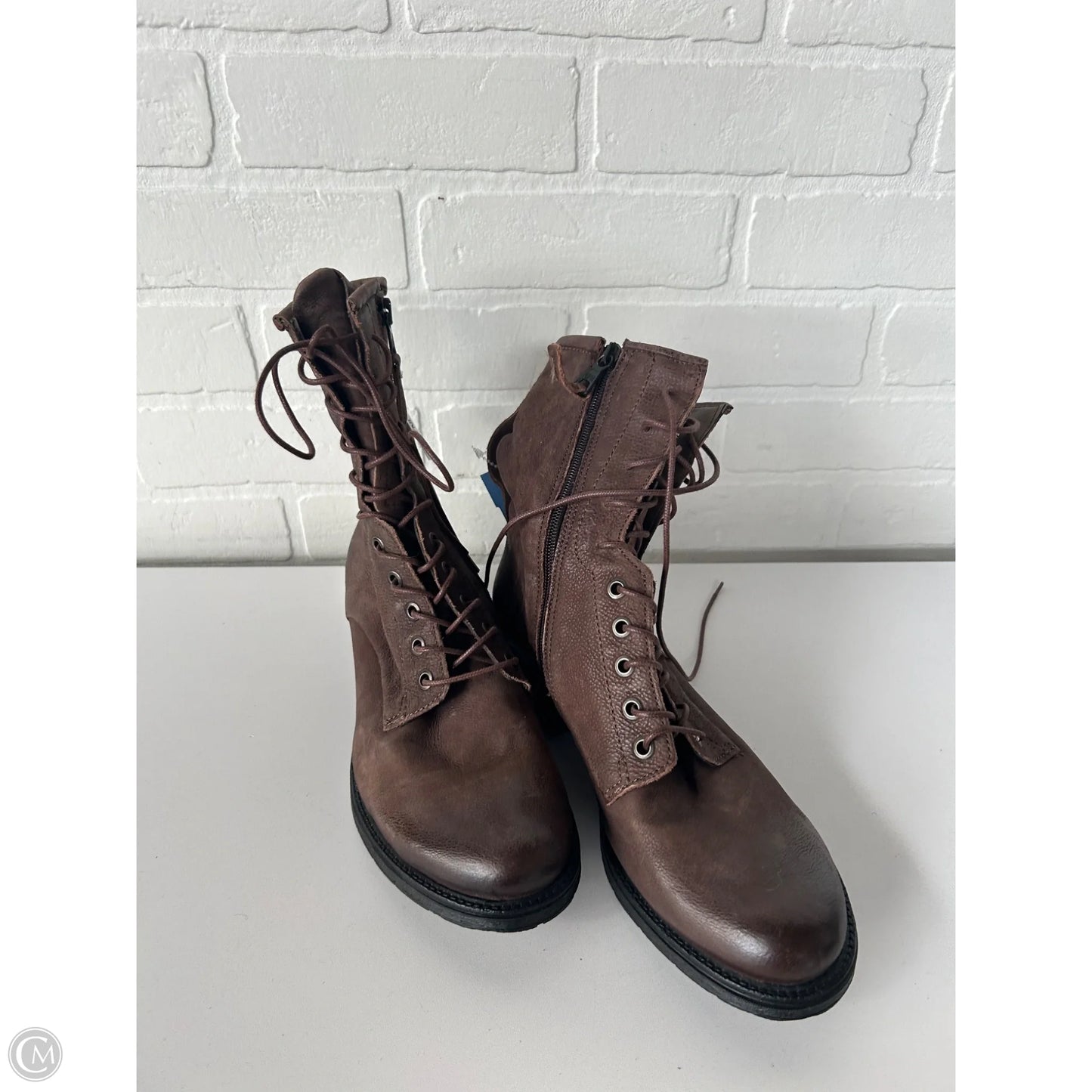 Boots Mid-calf Flats By Miz Mooz In Brown, Size: 8.5