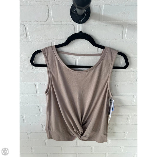Top Sleeveless By June & Hudson In Tan, Size: M