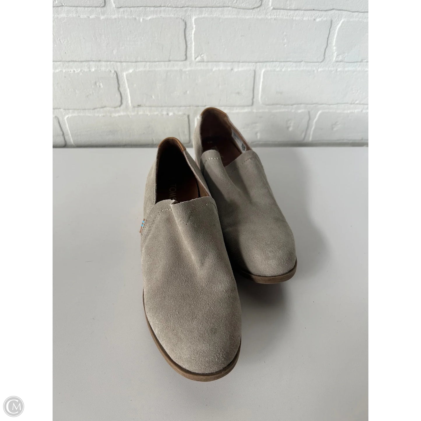 Boots Ankle Flats By Toms In Grey, Size: 6