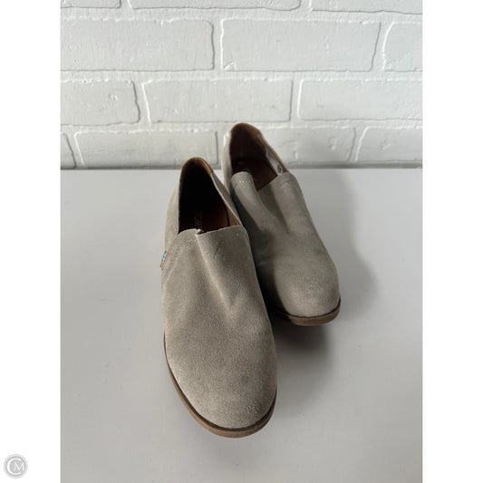 Boots Ankle Flats By Toms In Grey, Size: 6