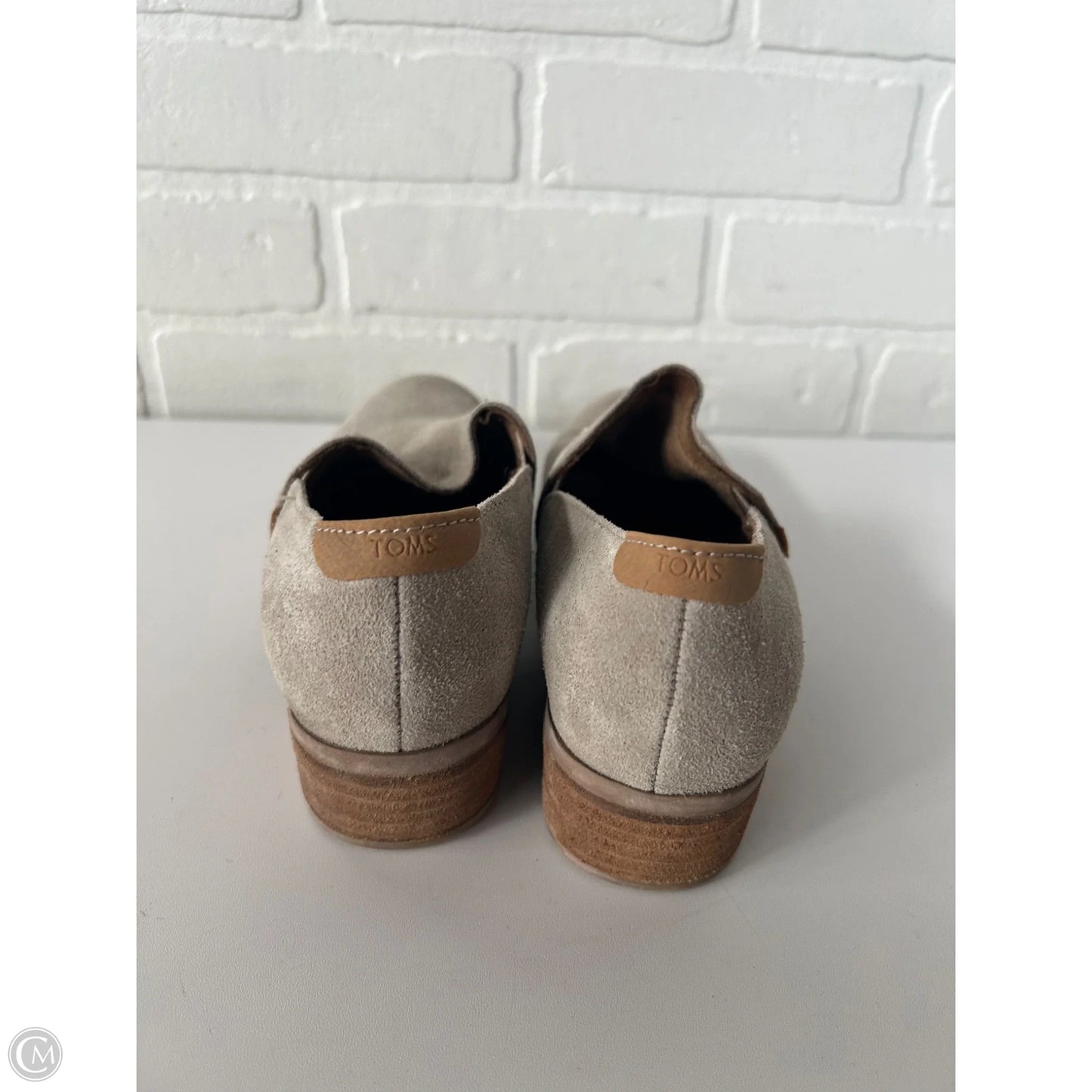 Boots Ankle Flats By Toms In Grey, Size: 6