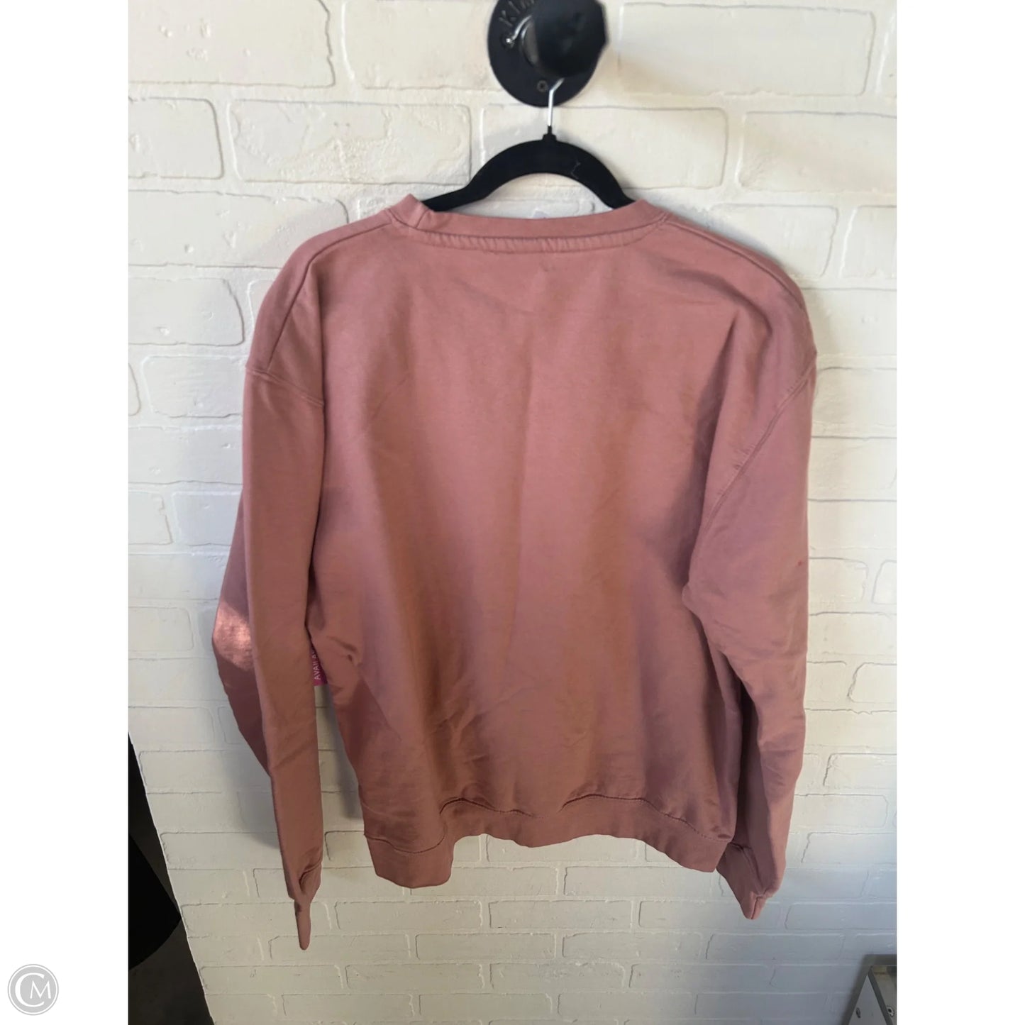 Sweatshirt Crewneck By Clothes Mentor In Pink, Size: Xl