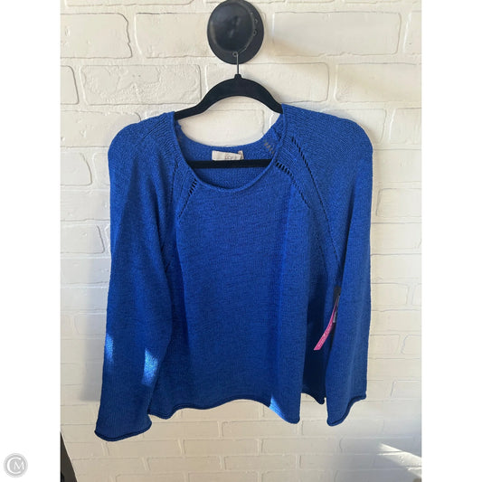 Sweater By Loft In Blue, Size: Xl