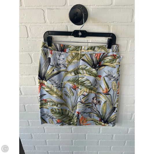 Skirt Mini & Short By Ann Taylor In Blue & Green, Size: 6