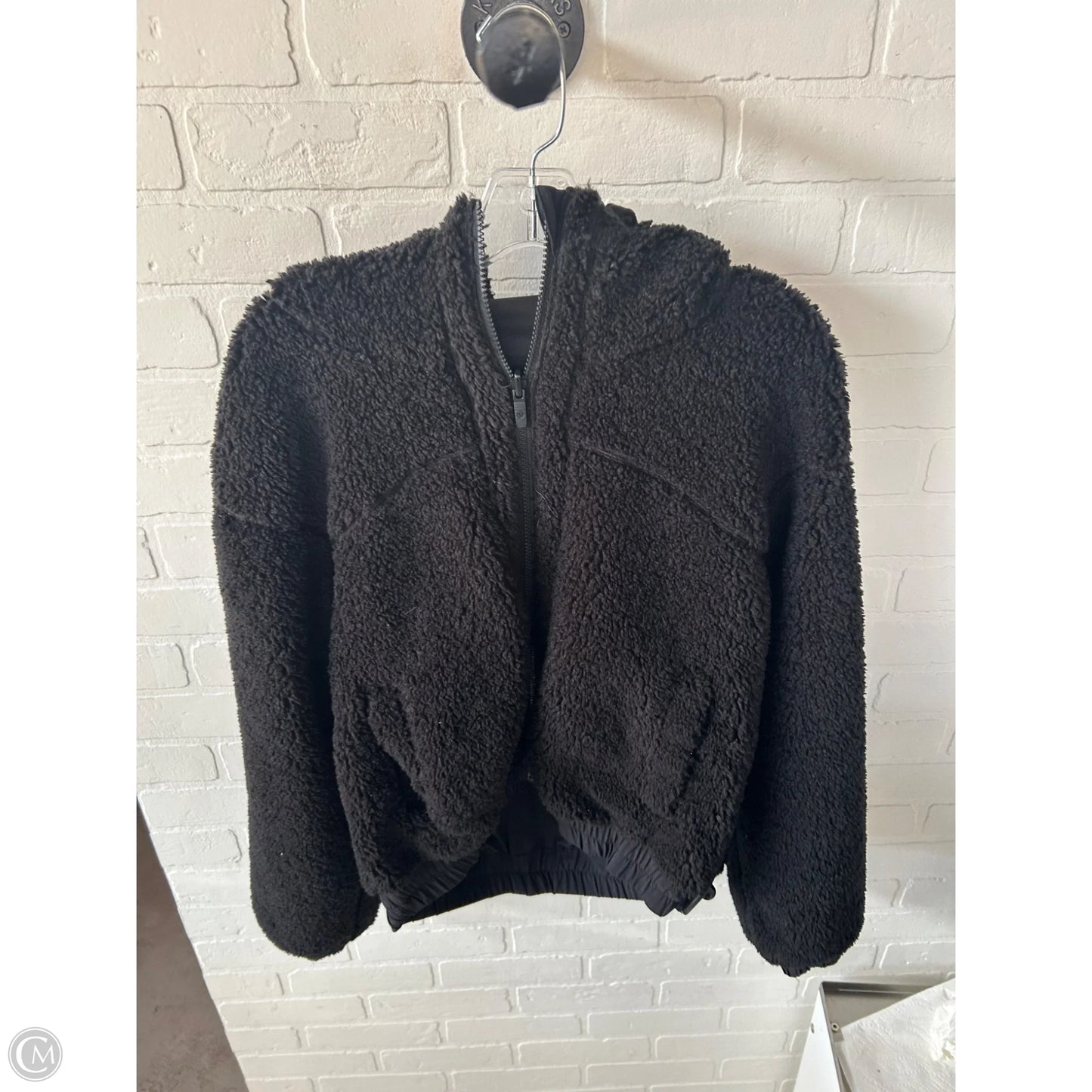 Jacket Fleece By Lululemon In Black, Size: M