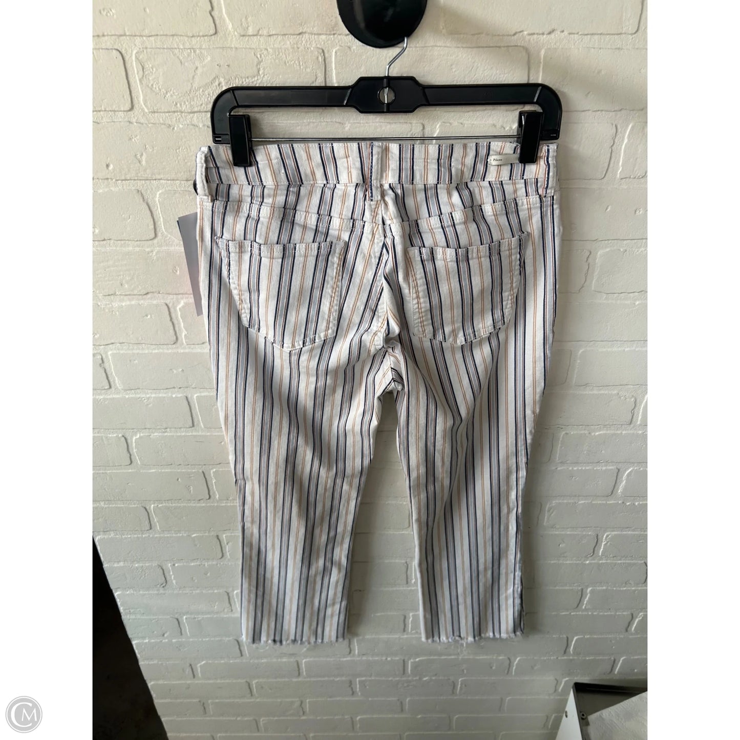 Jeans Boot Cut By Pilcro In Blue & White, Size: 8