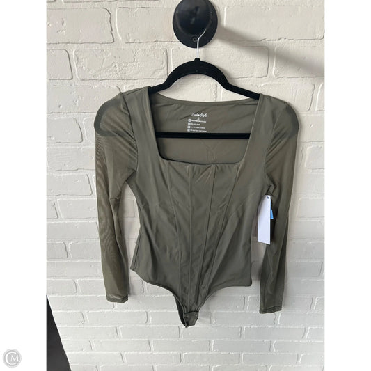 Bodysuit By Clothes Mentor In Green, Size: S
