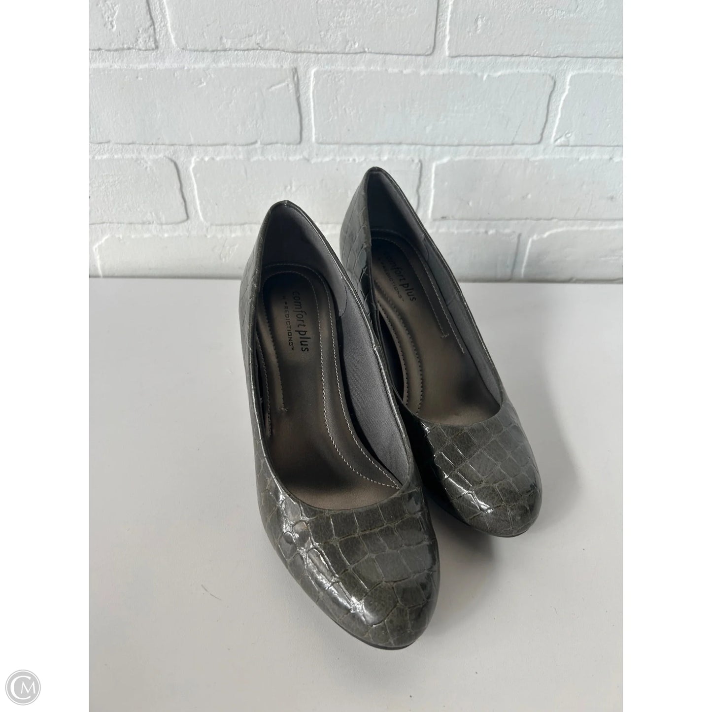 Shoes Heels Stiletto By Comfort Plus In Grey, Size: 7