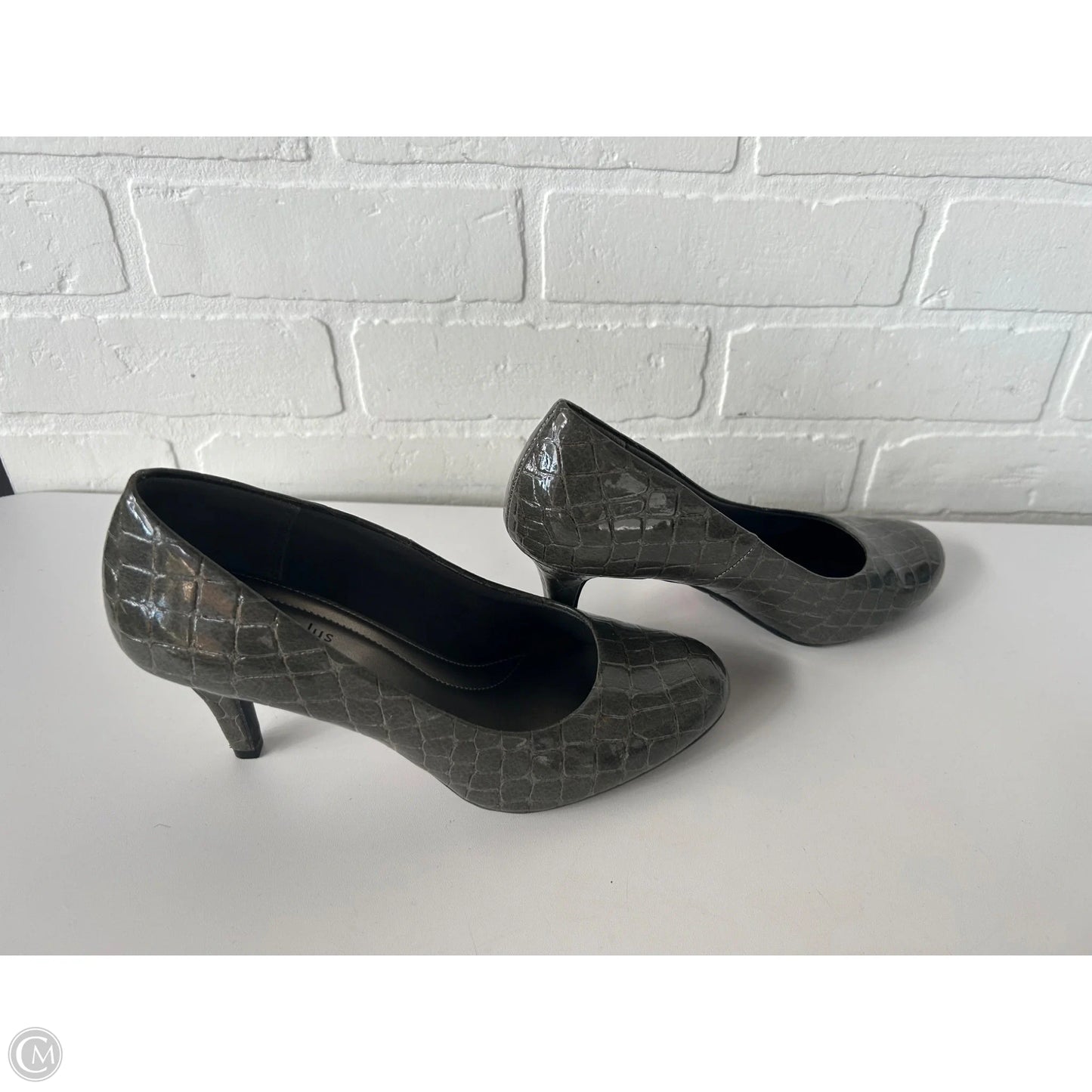 Shoes Heels Stiletto By Comfort Plus In Grey, Size: 7