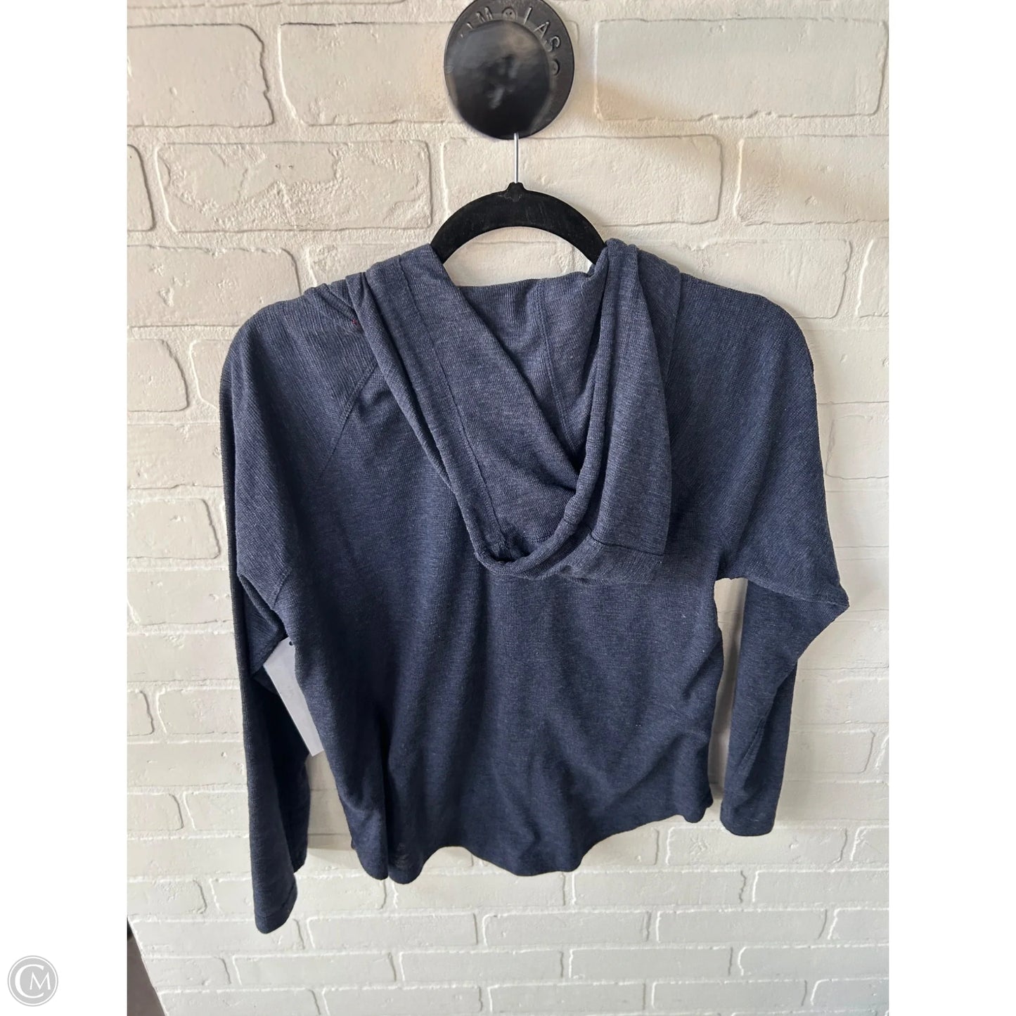 Sweatshirt Hoodie By Tommy Hilfiger In Blue, Size: S